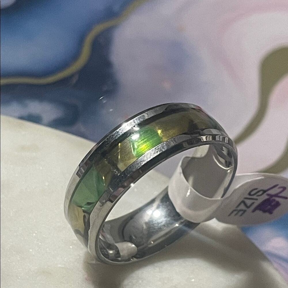 Men’s wedding band style ring stainless steel size 12